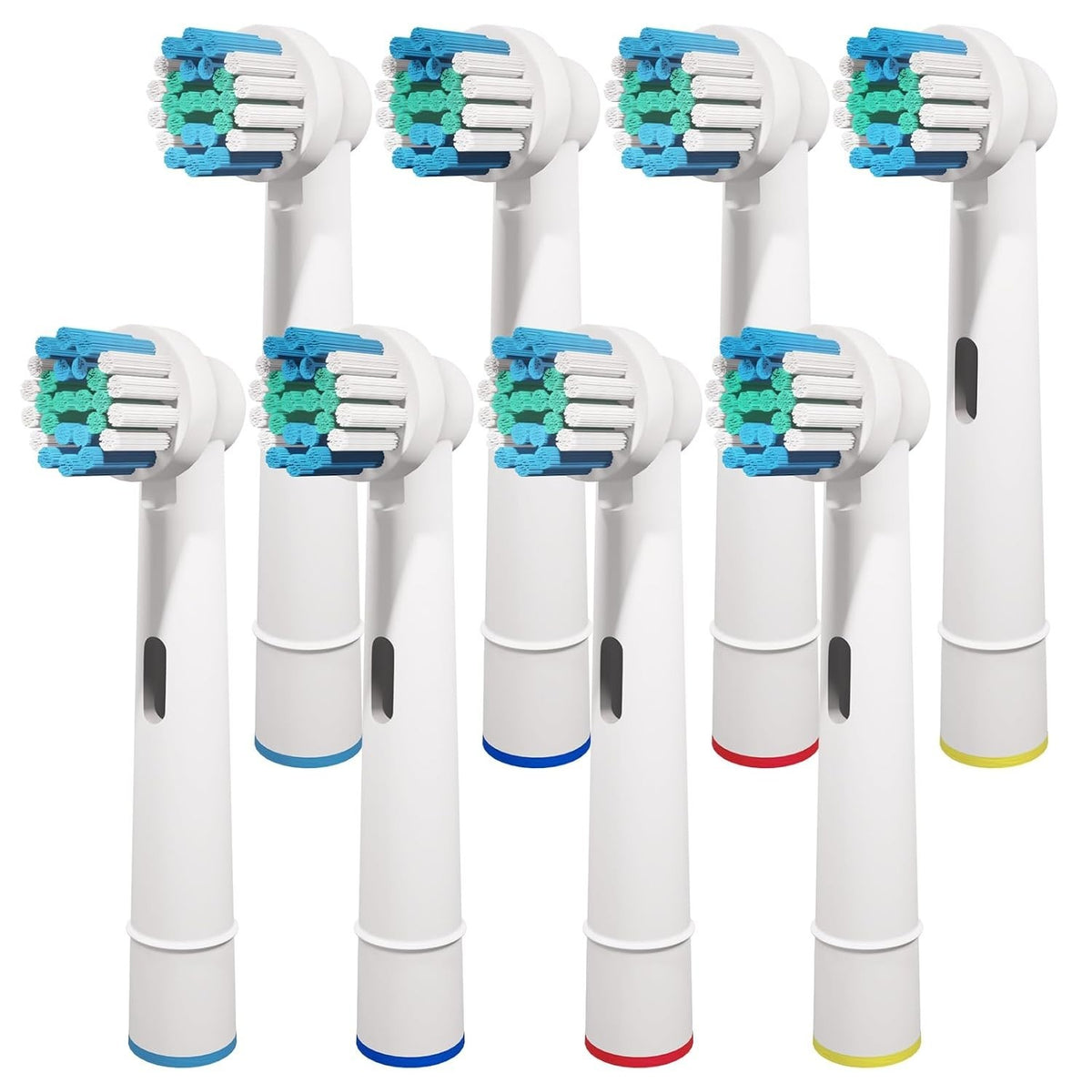 Oral B Braun Replacement Toothbrush Heads 8 Pack - Compatible with Multiple Models