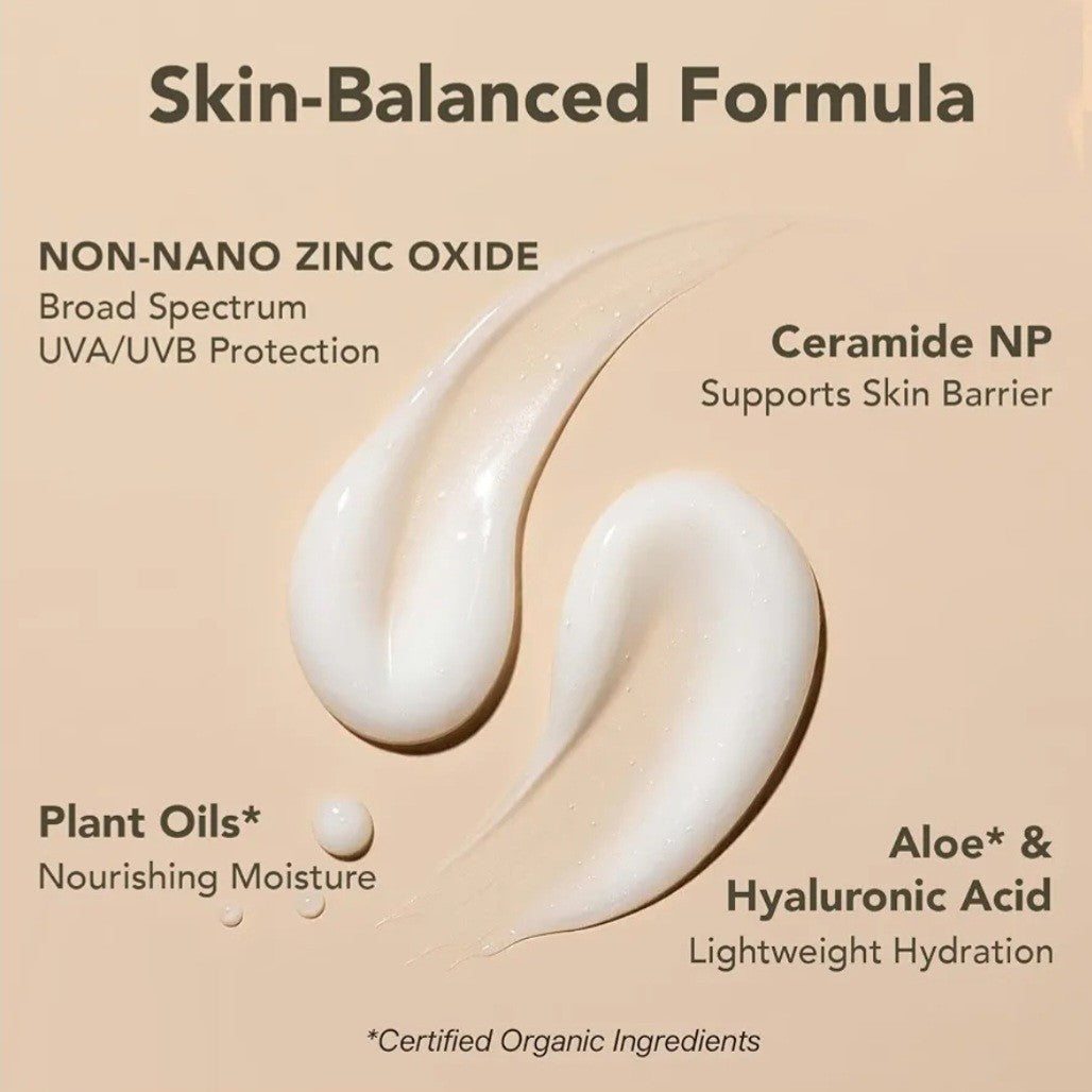 SPF 30 Mineral Sunscreen Serum with Matte Finish & Ceramides - Invisible, Water-Resistant, Non-Nano Zinc Oxide