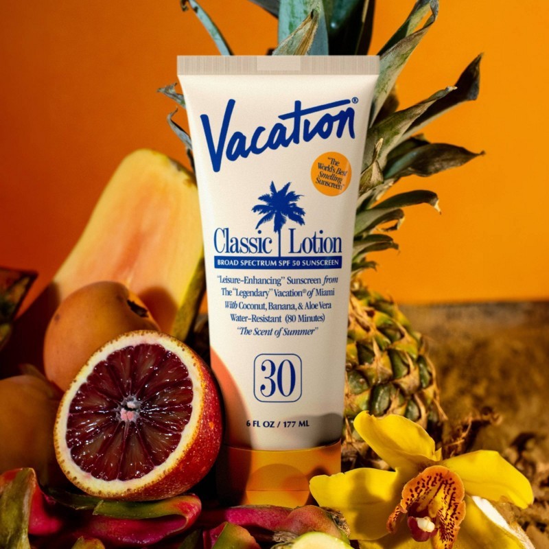 SPF 30 Sunscreen Lotion with Coconut Banana Pineapple - 6 fl oz, Lightweight & Hydrating