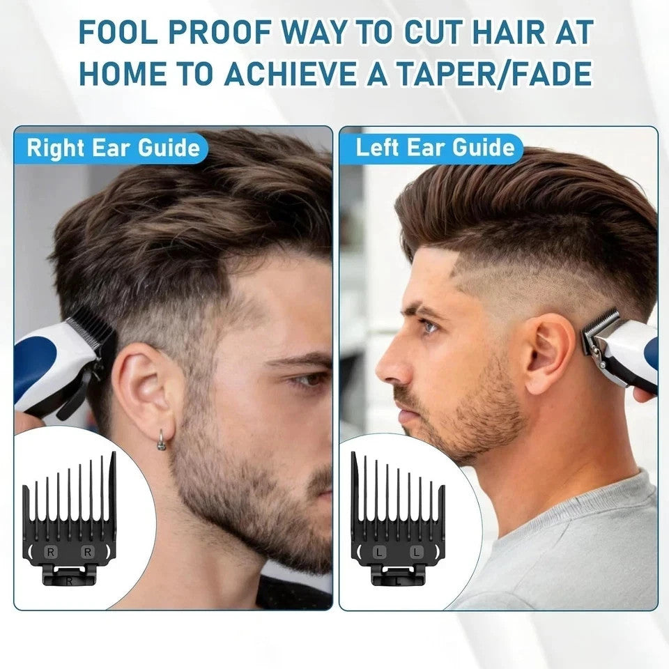Professional Hair Clipper Guard Set with 12 Combs & Accessories