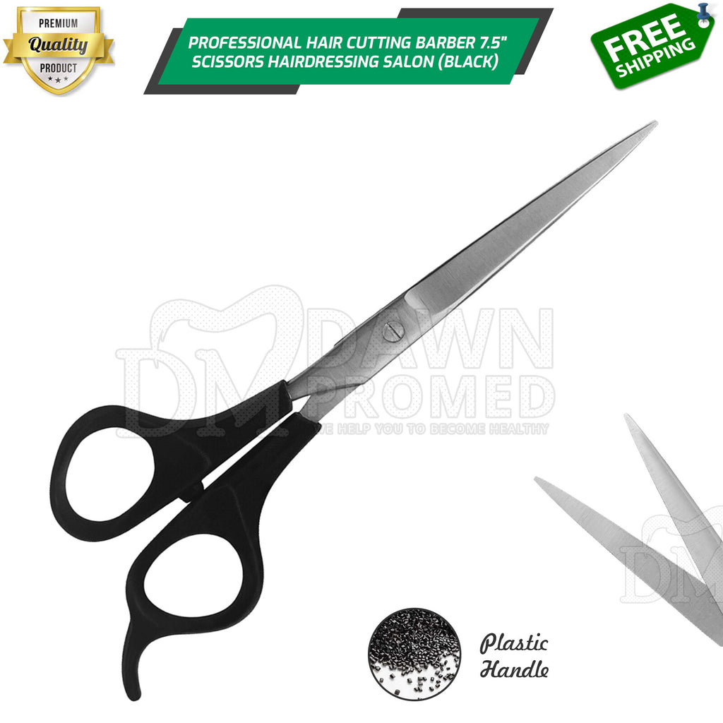 7.5-Inch Professional Hair Cutting Scissors Shears Stainless Steel with Plastic Handle
