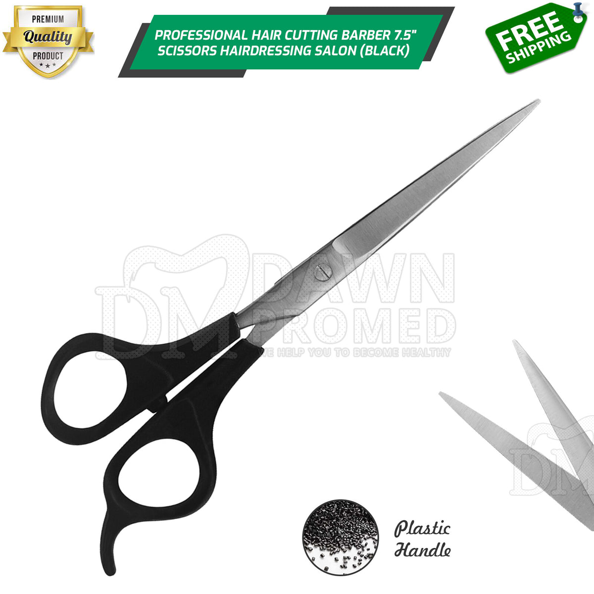 7.5-Inch Professional Hair Cutting Scissors Shears Stainless Steel with Plastic Handle
