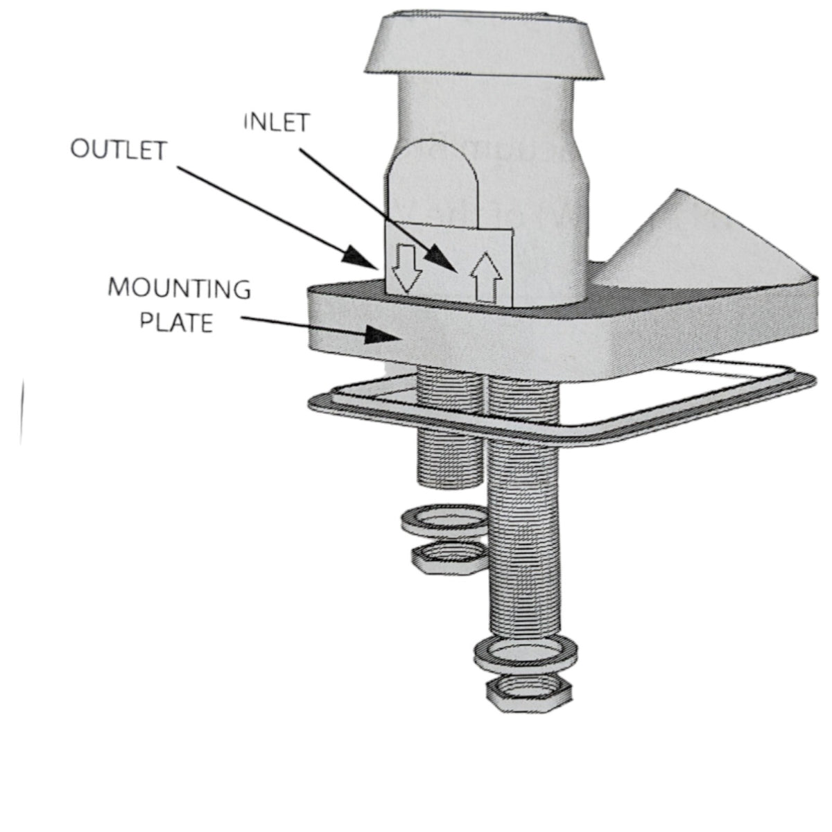 Shampoo Bowl Faucet Vacuum Breaker Kit for Salon Spa Hair Stations