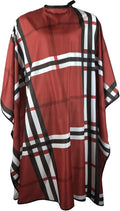 Professional Barber Cape for Hair Cutting & Styling - 63x56 Inches, Waterproof & Adjustable