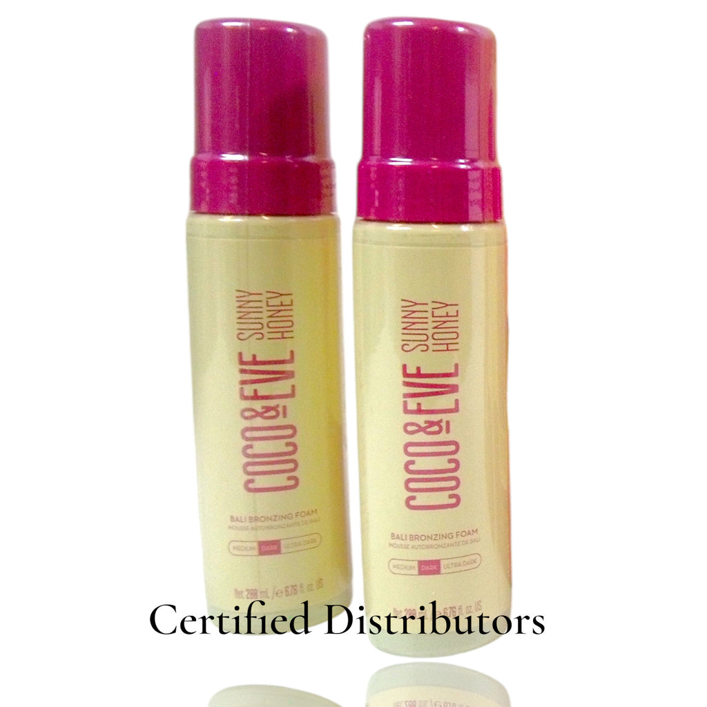 Dark Tanning Foam - 2-Pack Sunny Honey Self Tanner with Natural Color