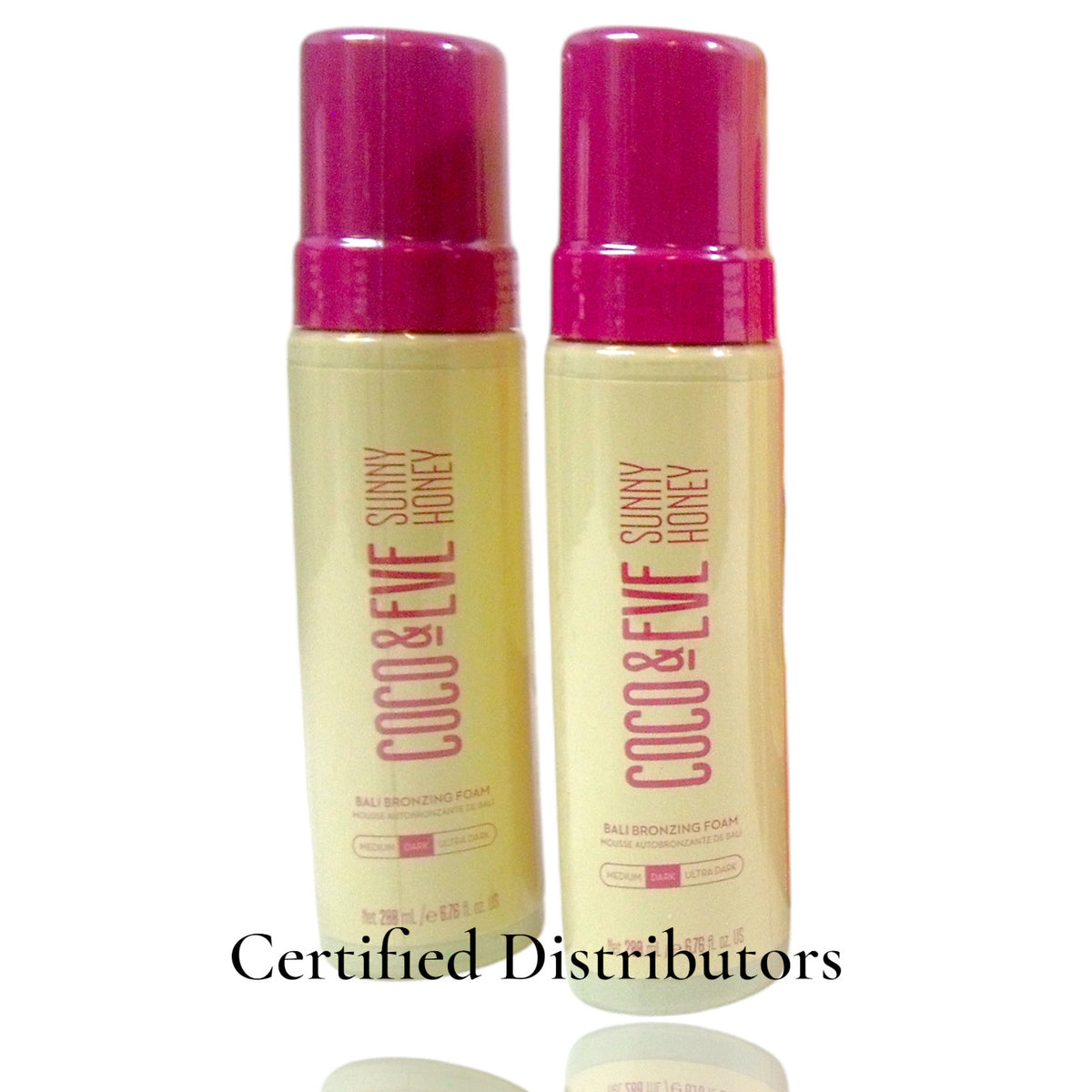 Dark Tanning Foam - 2-Pack Sunny Honey Self Tanner with Natural Color