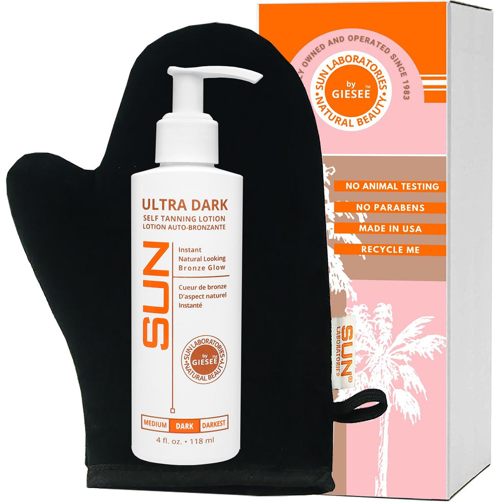 Ultra Dark Self Tanning Lotion with Instant Tint - Sunless Glow & Bronzer