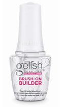 Brush-On Builder Gel for Nails - Clear, 0.5 oz, Fast Curing & Strong