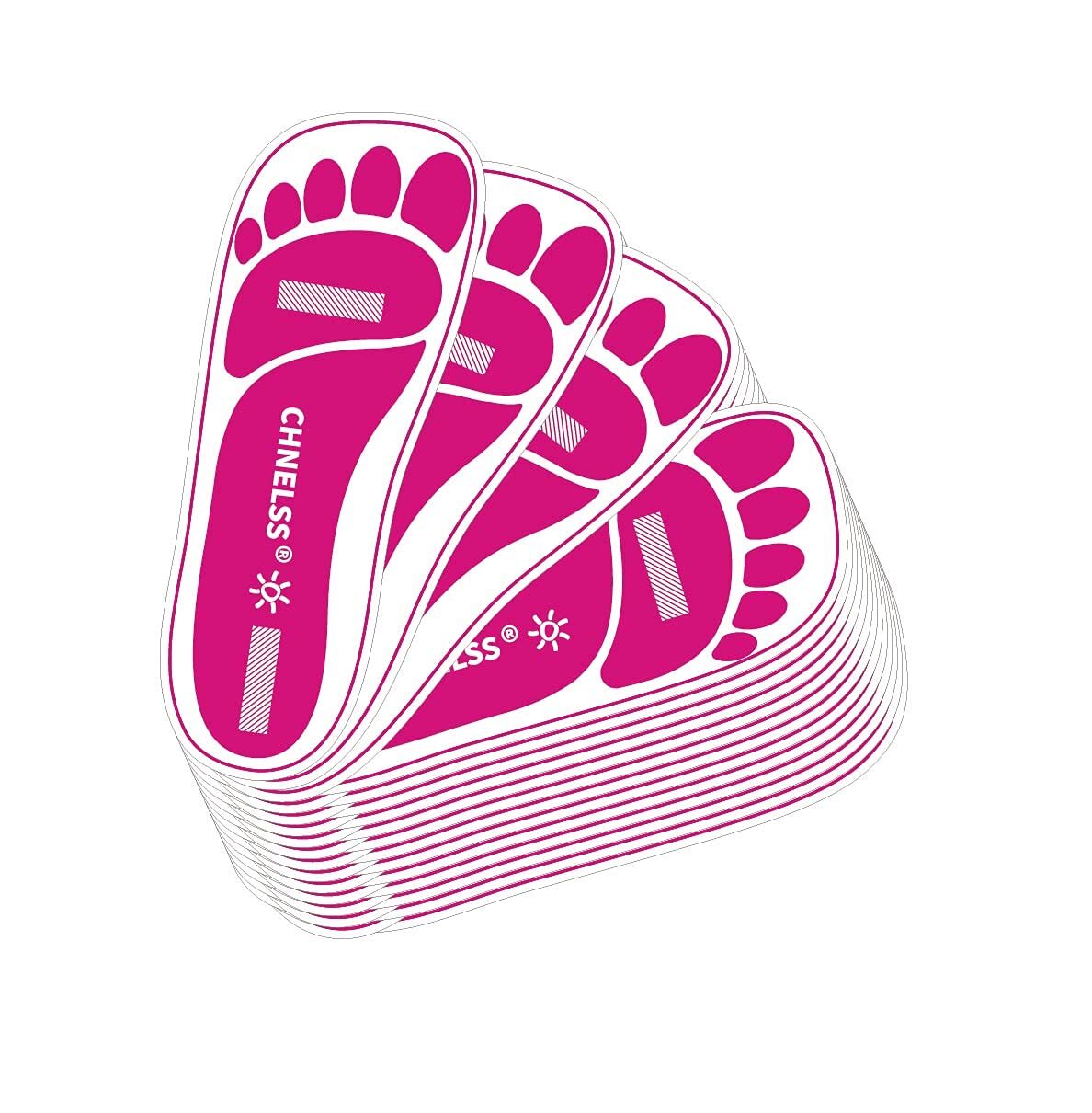 Disposable Pink Spray Tan Foot Pads for Sunless Tanning & Beauty Salons
