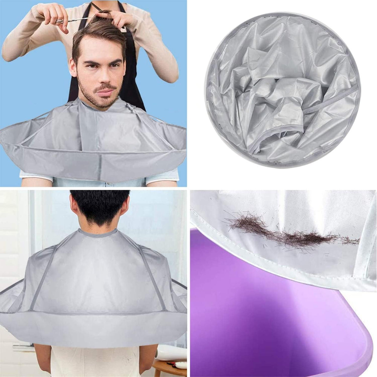 Hair Cutting Cape Umbrella Salon Barber Catcher Cover - Unisex