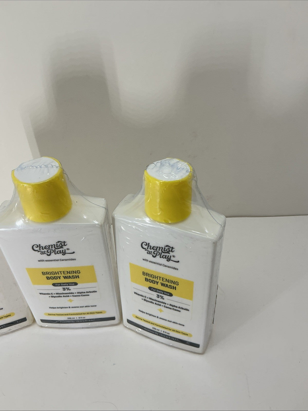 Brightening Body Wash Set - 3 Sealed Bottles, 8 Fl Oz Each, Exp 2029