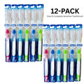 12-Pack Extra-Soft Sensitive Toothbrushes for Gentle Oral Care