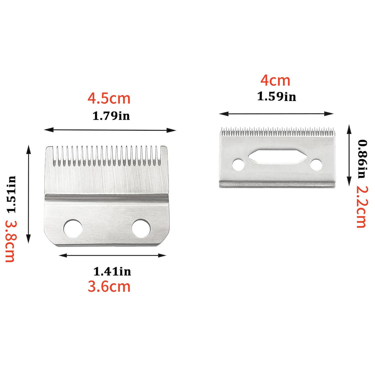 Stainless Steel Clipper Blade Replacement for Wahl 5 Star Senior & Magic Clip