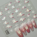 Butterfly Nail Art Stickers Set - Self-Adhesive Jelly Shell Finish for Natural & Artificial Nails