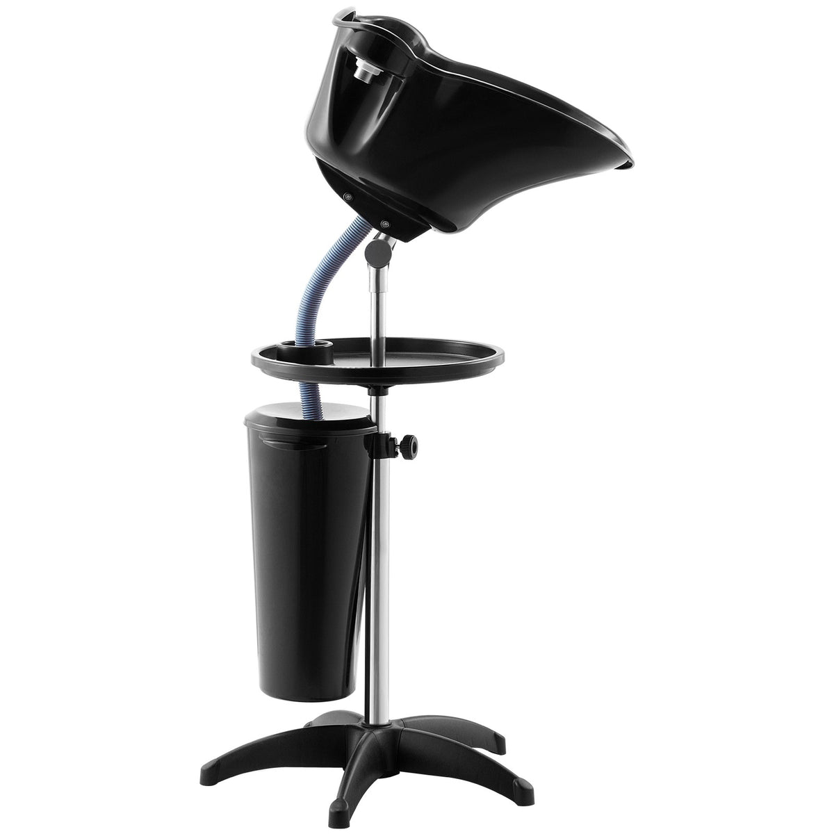 Portable Shampoo Basin with Adjustable Height & Showerhead for Hair Washing