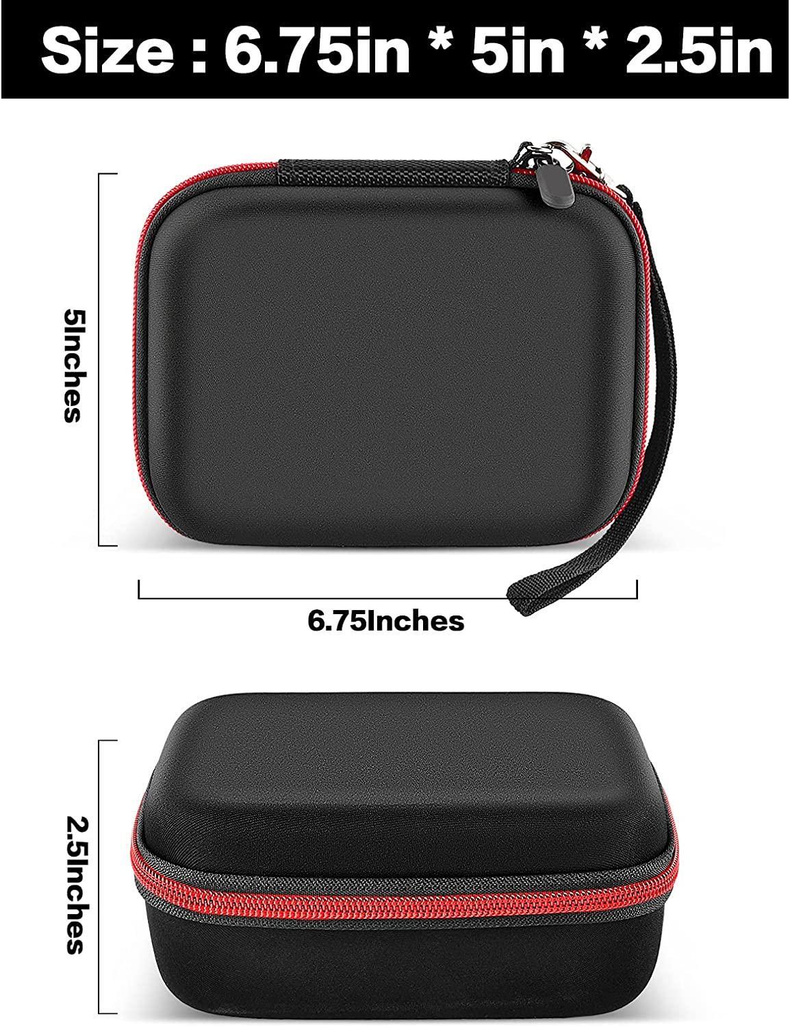 Hard Case for Wahl Professional Peanut Classic Clipper & Trimmer - Black Faux Leather
