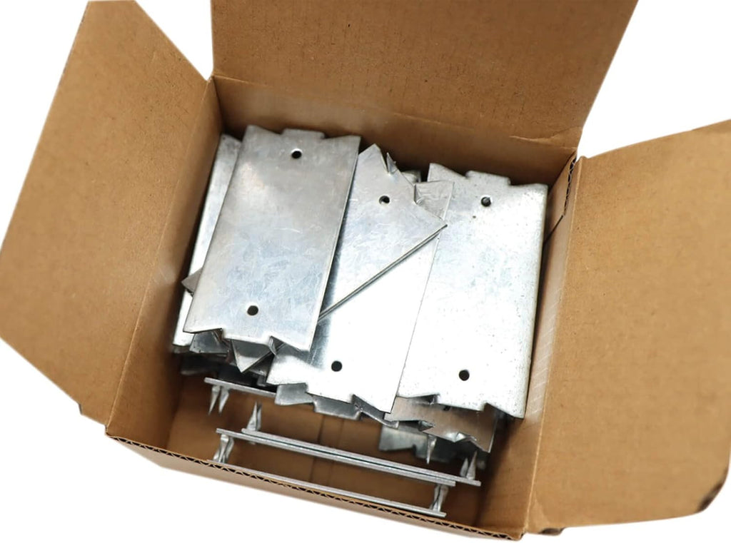 50PCS 1.5 x 2 Inch Nail Plates for Wiring and Pipe Protection