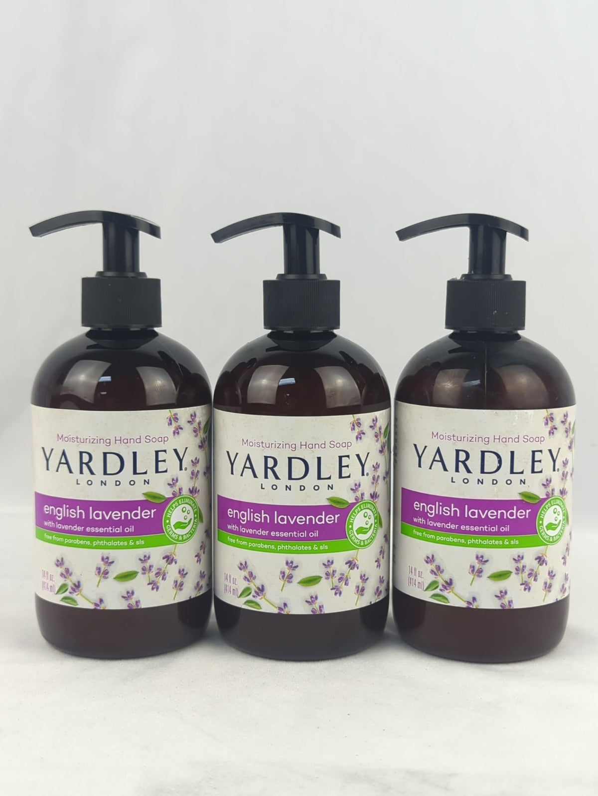 Lavender Liquid Hand Soap 3 Pack - 14 oz Each | Moisturizing & Gentle