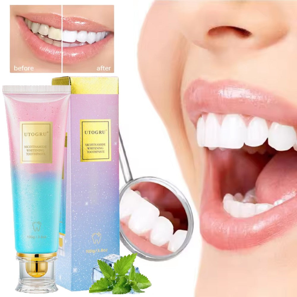 Nicotinamide Whitening Toothpaste with Fresh Mint - 100g - Brighten & Strengthen Enamel