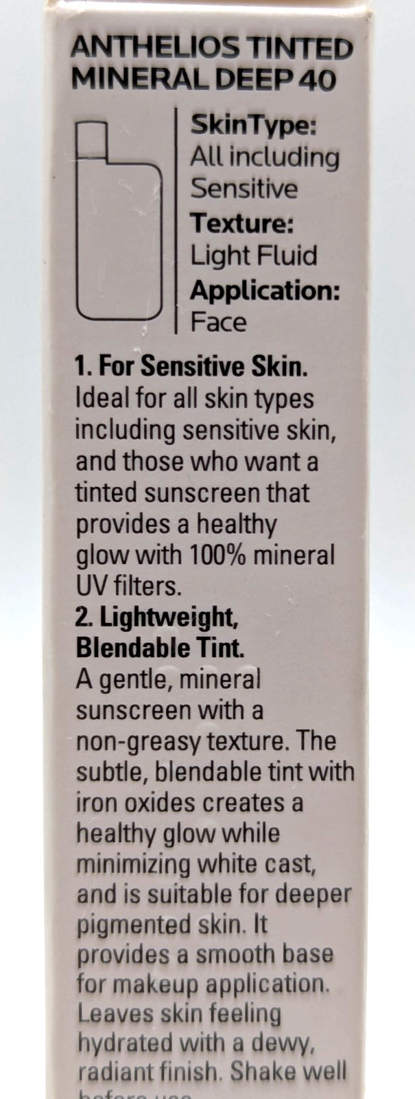 La Roche-Posay Anthelios 40 SPF Mineral Sunscreen - 1.7 Fl Oz, Pack of 2