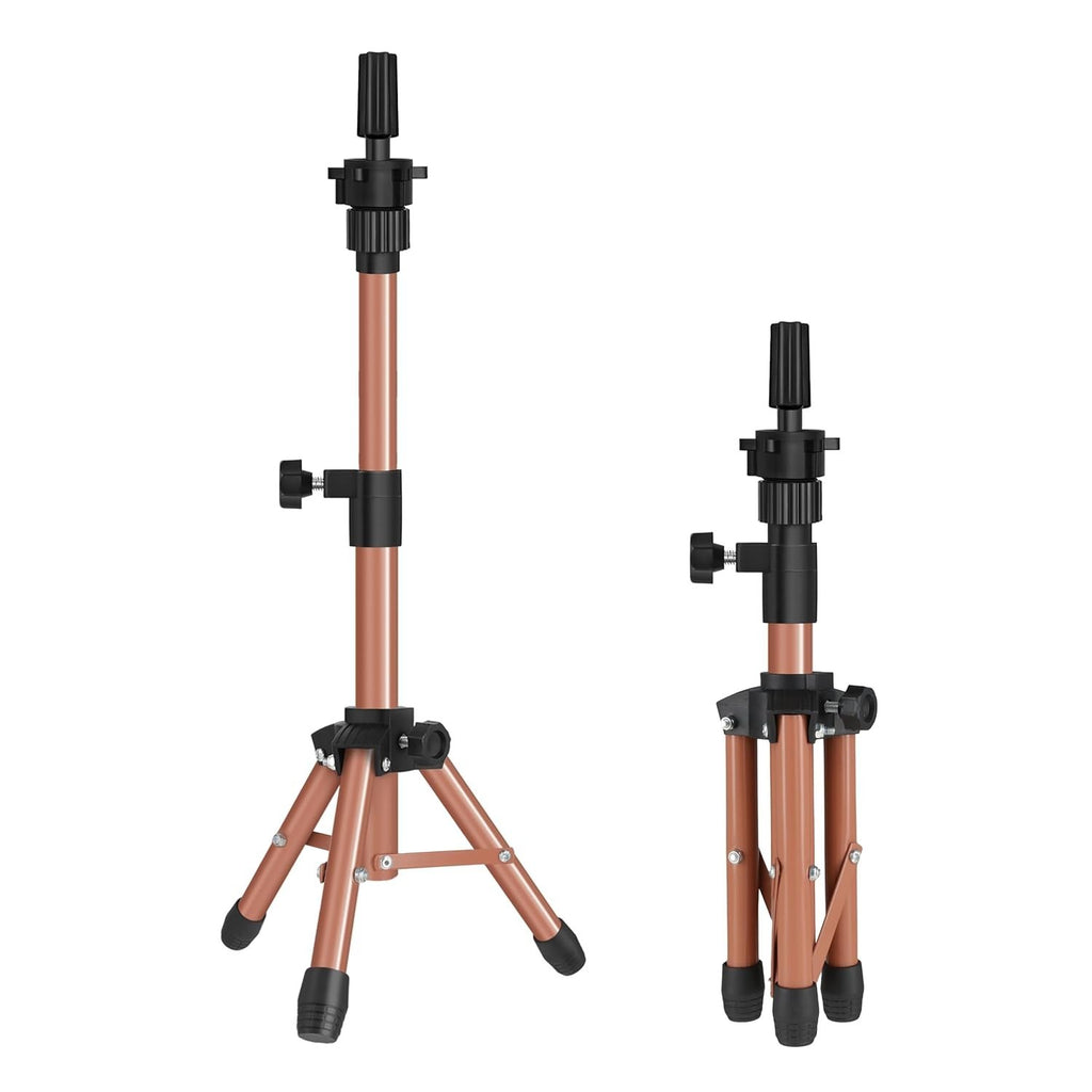 Adjustable Mannequin Head Tripod with Non-Slip Feet for Salon & Display
