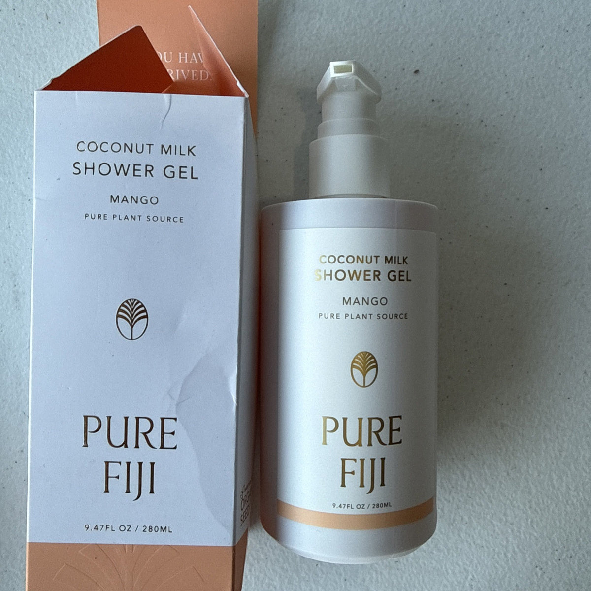 Coconut Milk Shower Gel with Mango Scent - 9.47 oz | Pure Fiji