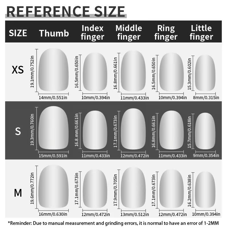 48 Pcs Gradient Butterfly Wing Almond Press-On Nails Fairy Nude Fake Nails