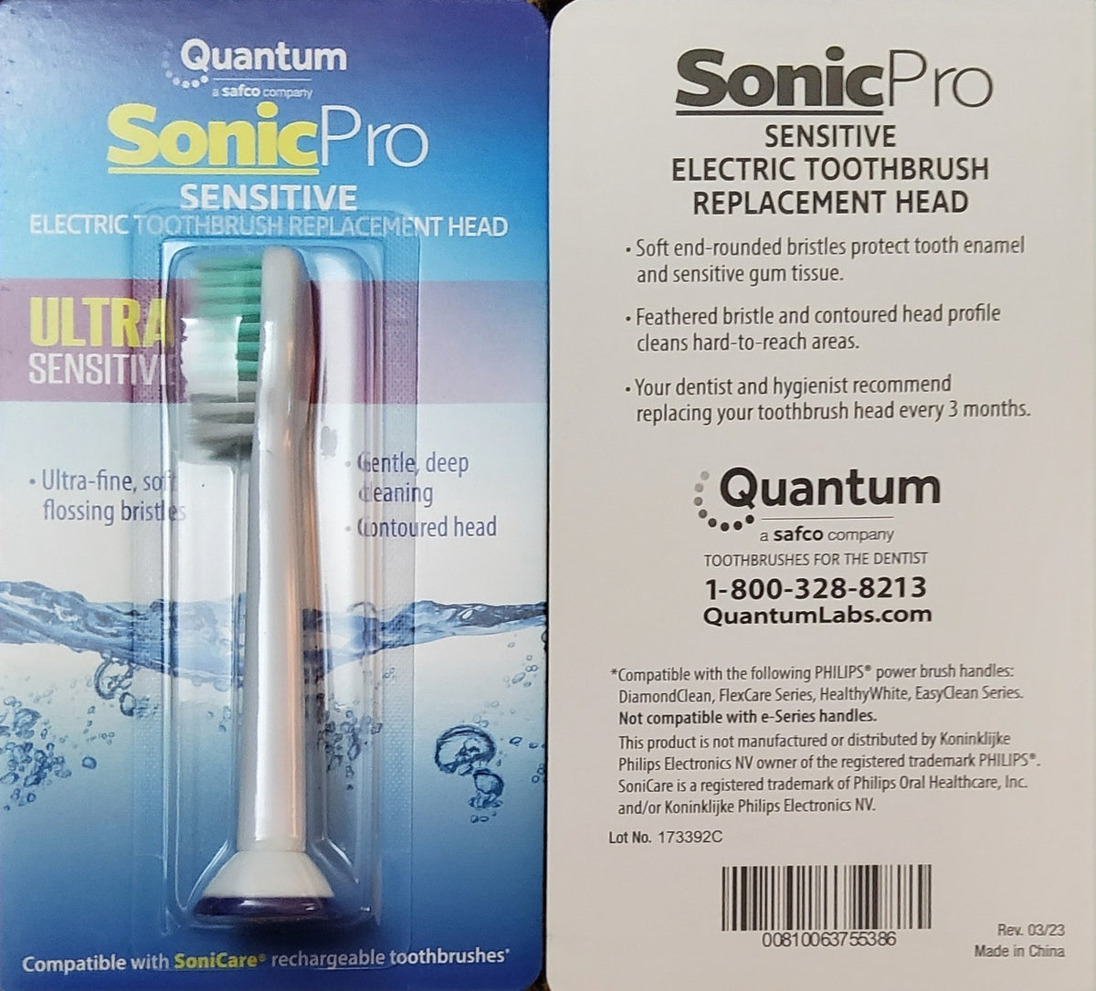 Sensitive Gum Care Replacement Brush Heads for Sonicare Electric Toothbrush - 8 Pack