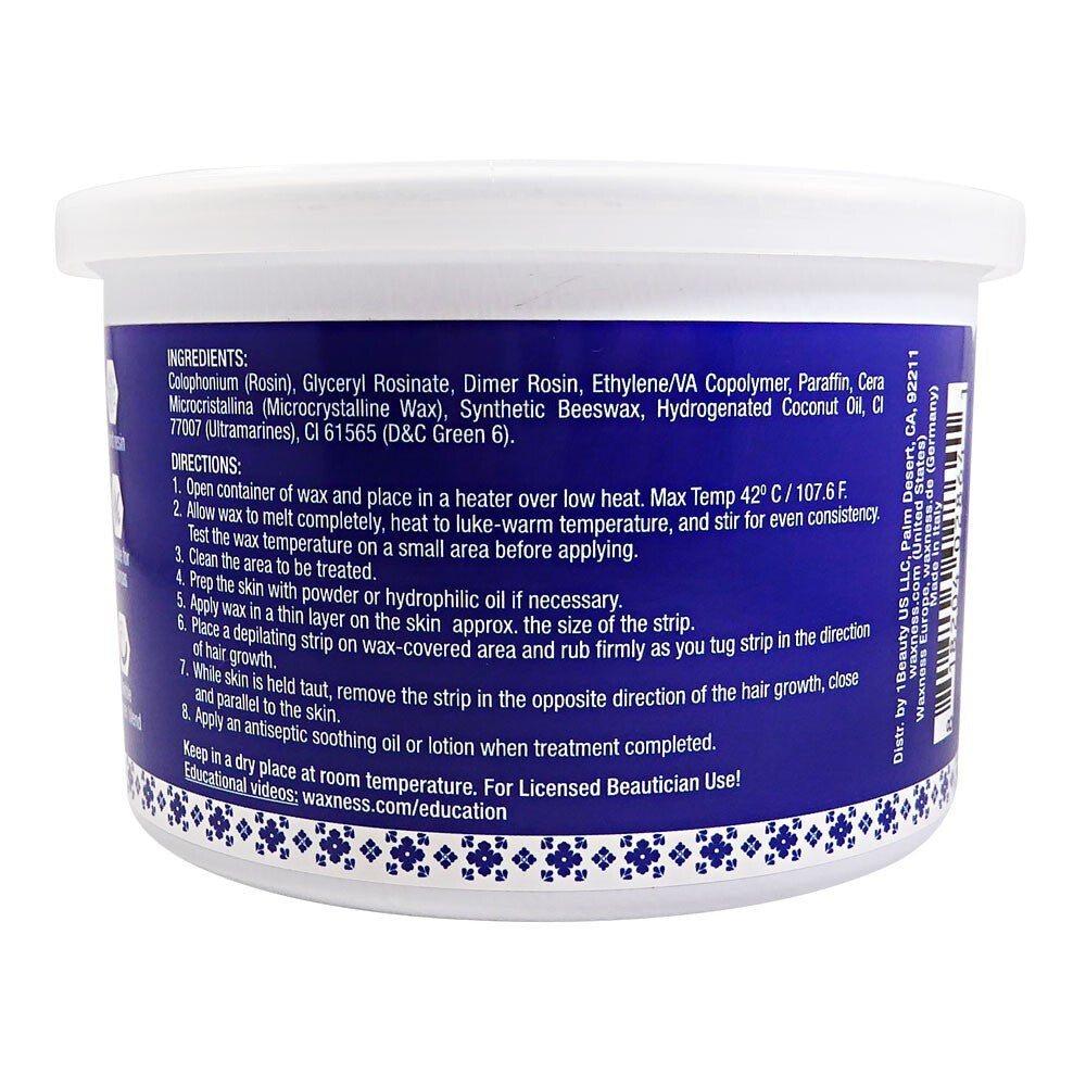 Hard Wax for Hair Removal - 14 oz Professional Blue Wax Tin