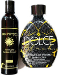 Self Tanner & Dark Bronzer Lotion with Anti-Aging & Tattoo Protection