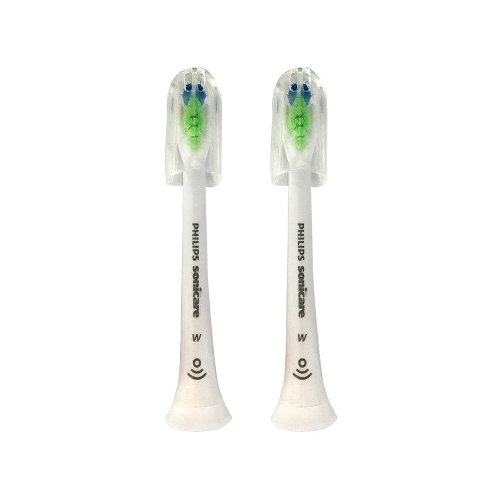 2x Philips Sonicare DiamondClean White Brush Heads - Replacement, No Box