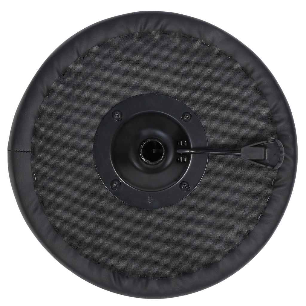 Adjustable Hydraulic Salon Stool with Thick Seat Cushion for Spa & Barbershops
