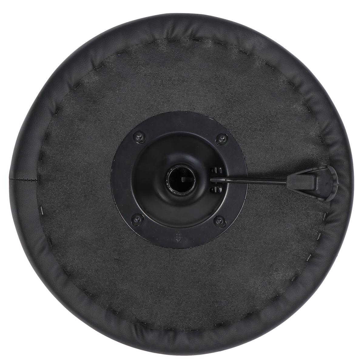 Adjustable Hydraulic Salon Stool with Thick Seat Cushion for Spa & Barbershops