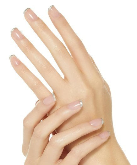 French Design Short Sculpted Nail Art Stickers - Pack of 4