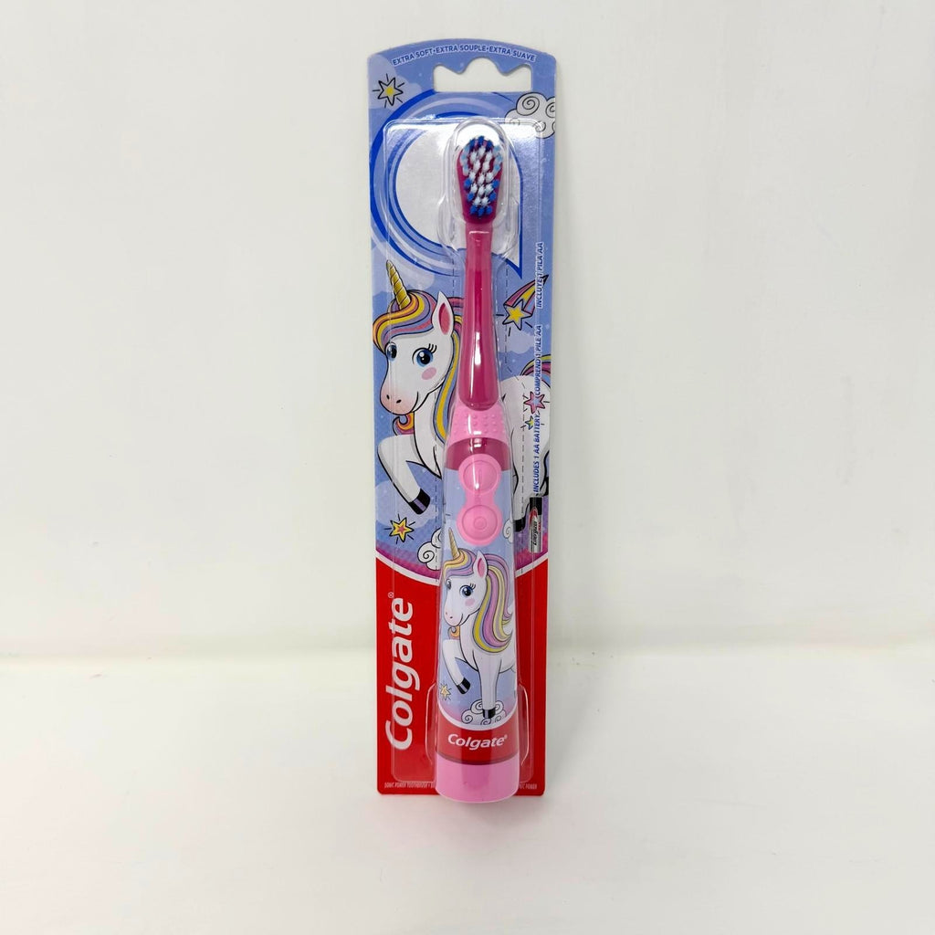 Kids Battery Powered Toothbrush Set - Batman & Unicorn Soft Bristle