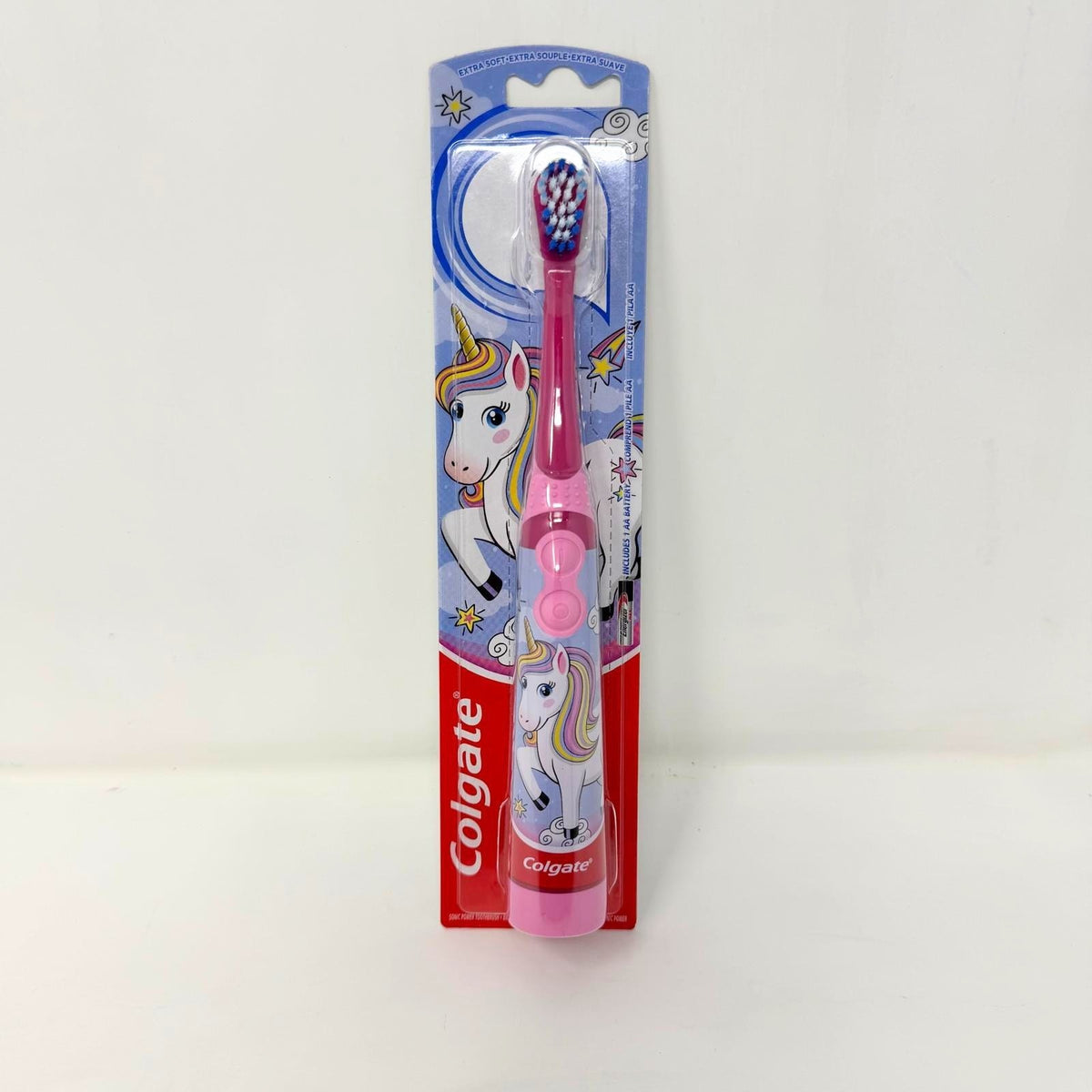 Kids Battery Powered Toothbrush Set - Batman & Unicorn Soft Bristle
