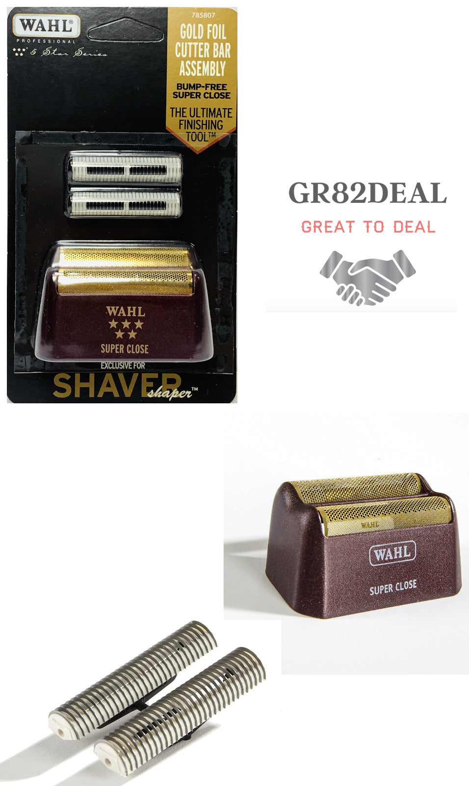Wahl Shaver Replacement Foil and Cutter Bar for 8061-100 Series