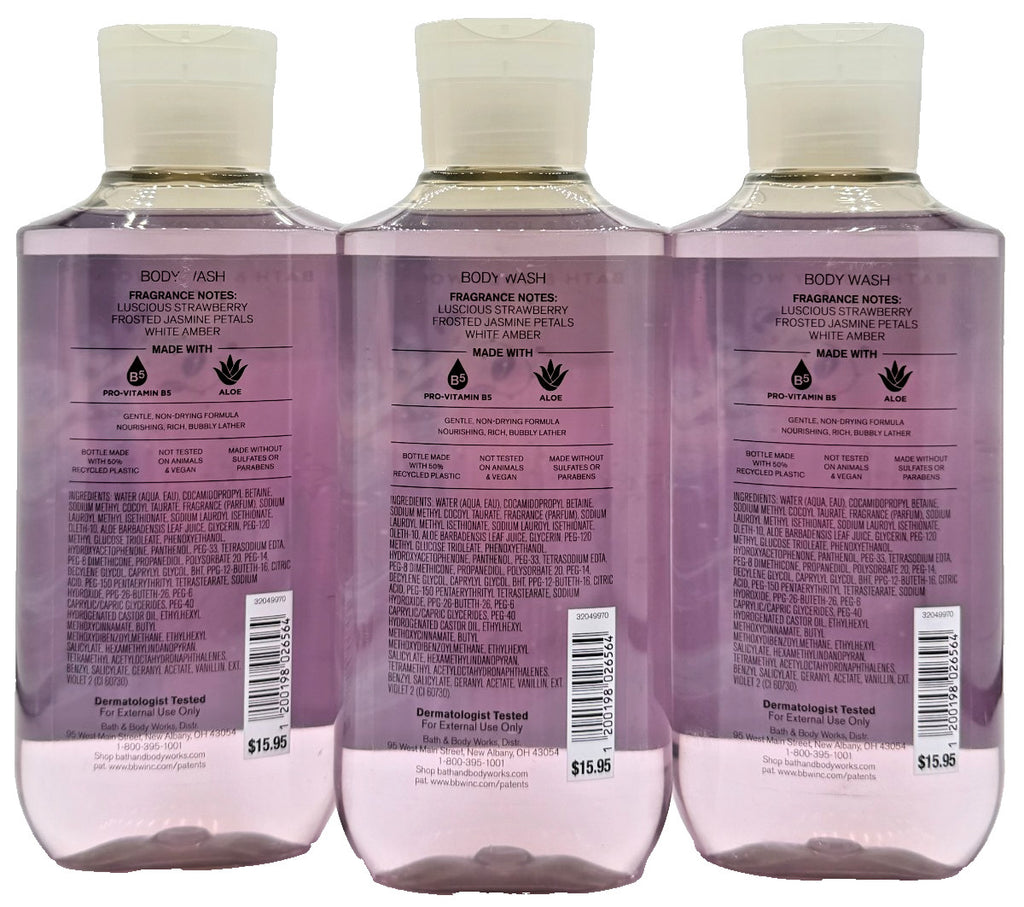 Set of 3 Bath & Body Works Secret Wonderland Body Wash 10 oz Each
