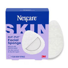 Facial Sponge 3 Pack Buf-Puf Gentle Exfoliating Cleansing Sponges