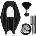 Professional Barber Capes for Haircutting with Adjustable Design and Viewing Window