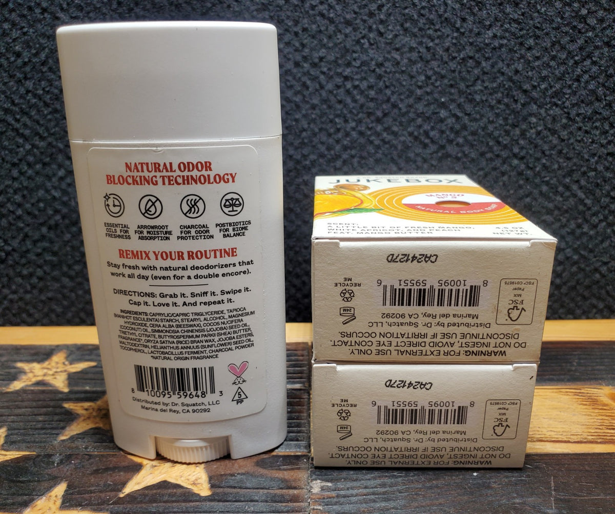Jukebox Mango No. 5 Body Soap & Deodorant Set – Natural Fragrance for Women