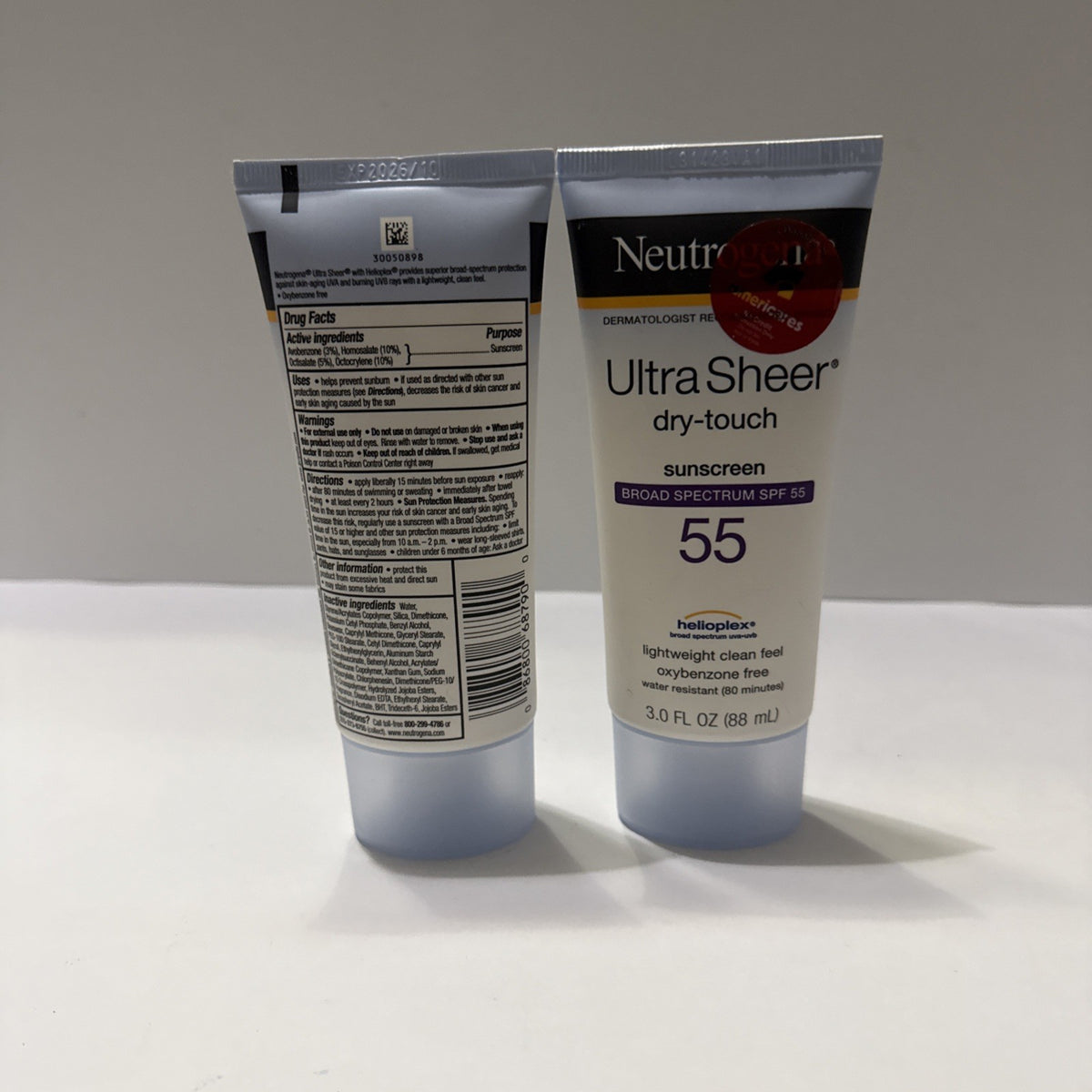 Sunscreen Lotion SPF 55 - 3oz | Pack of 2, Dry Touch, Broad Spectrum