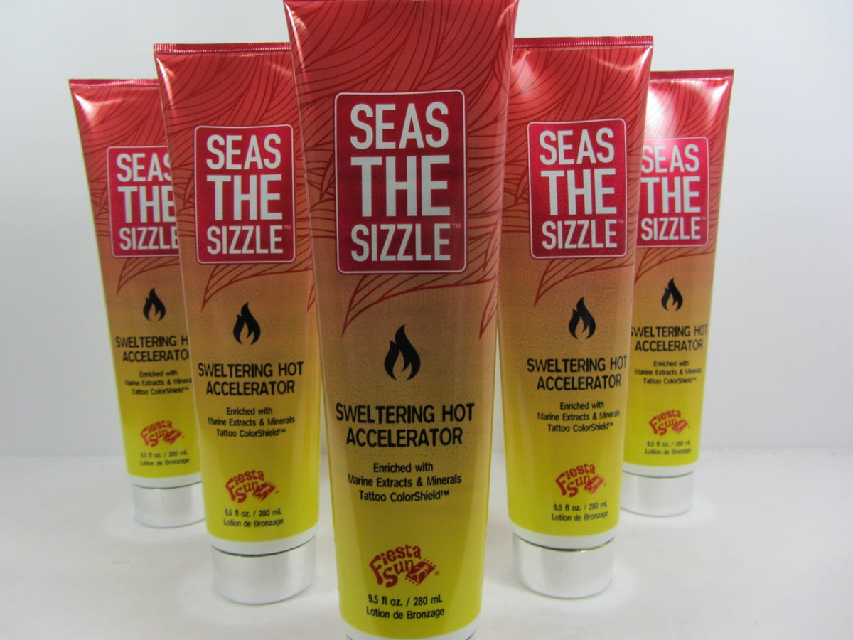 Fiesta Sun 6 Pack Hot Tingle Tanning Lotions - Accelerators with Moisturizers