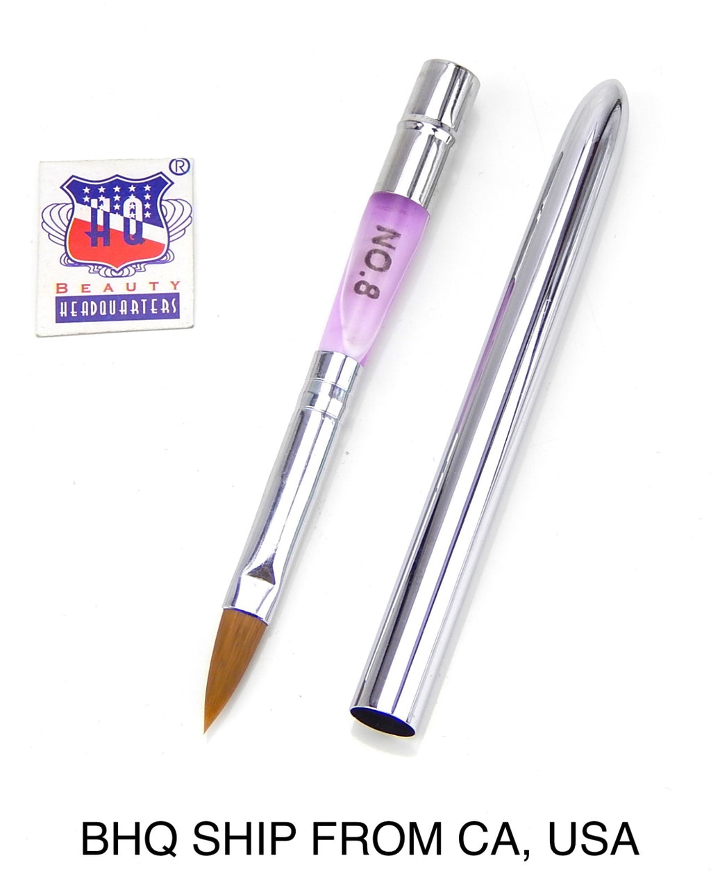 Marble Sable Acrylic Nail Art Brush Pen - Fine Detail Painting Tool