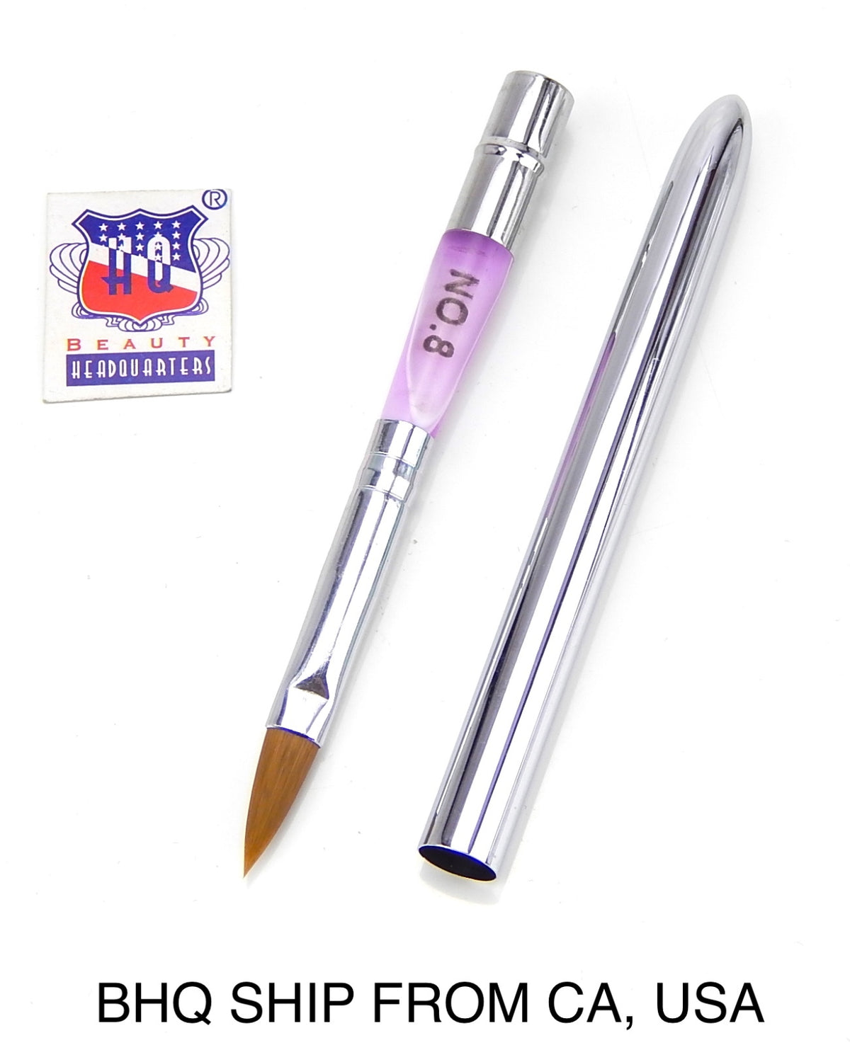 Marble Sable Acrylic Nail Art Brush Pen - Fine Detail Painting Tool