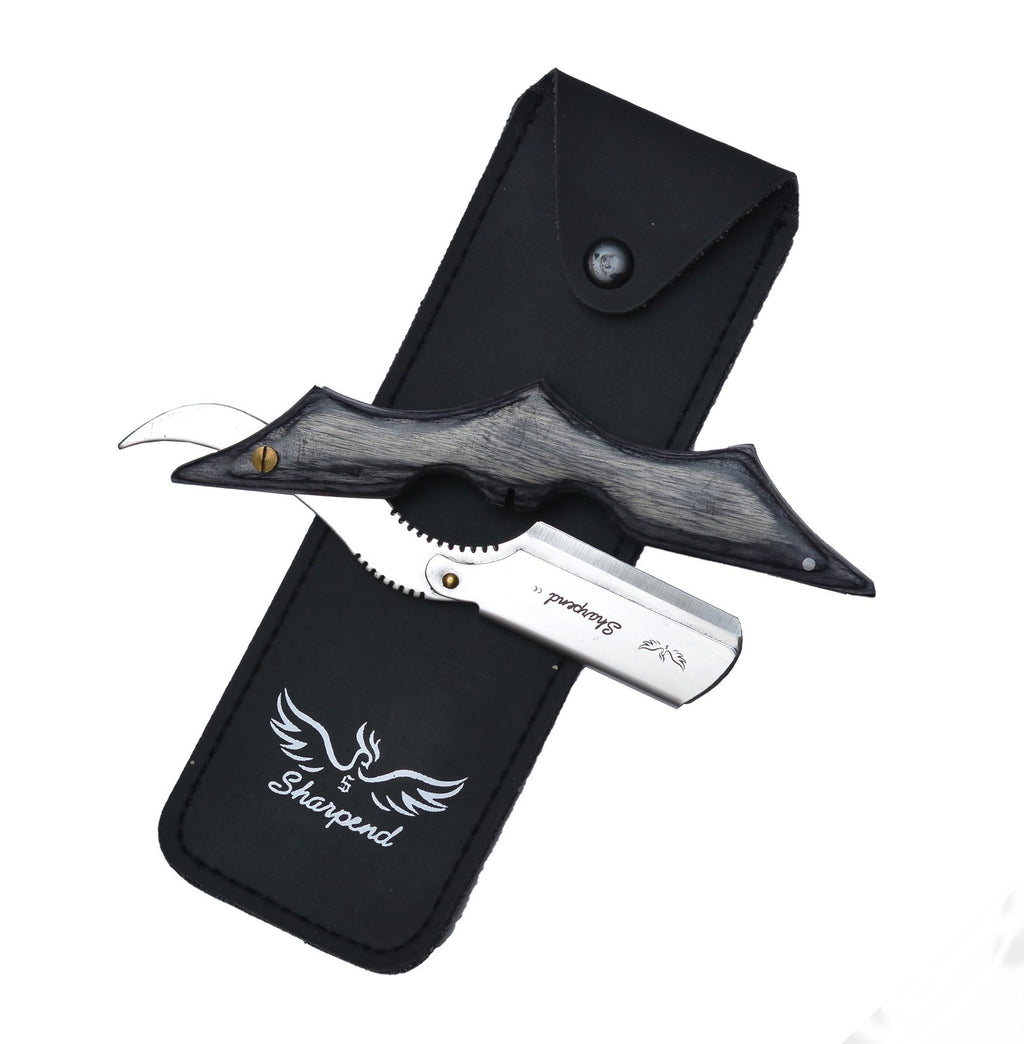 Straight Razor Shavette for Barbershop Shaving with Blades - Professional Cut Throat Razor