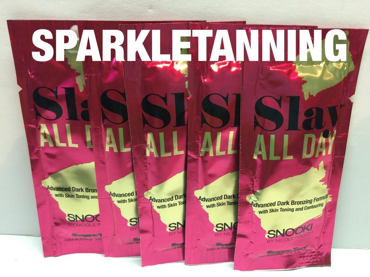 Indoor Tanning Sample Lot - Dark Bronzer Lotion Packets for Sunless Tanning