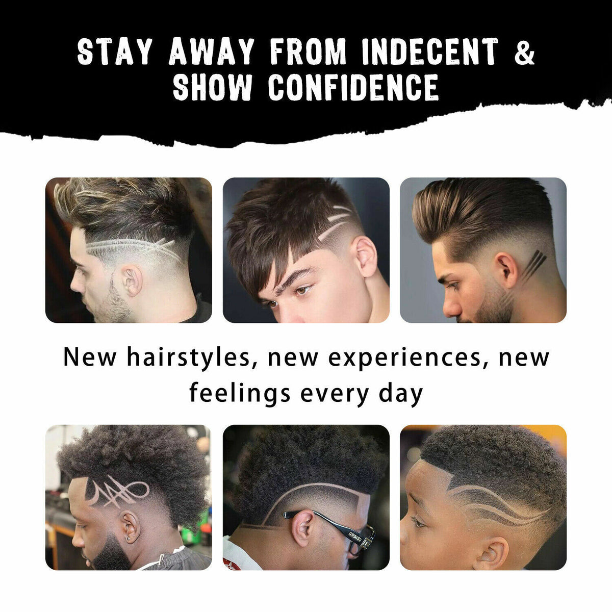Professional Cordless Hair Clipper & Beard Trimmer with T Blade for Men & Women