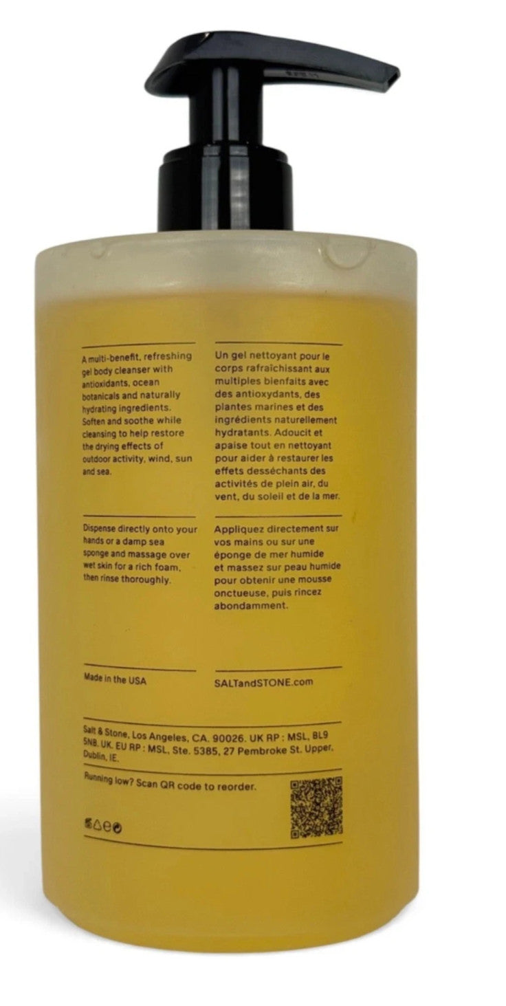 Salt & Stone Bergamot & Hinoki Body Wash - Hydrating Sulfate-Free 15.2oz