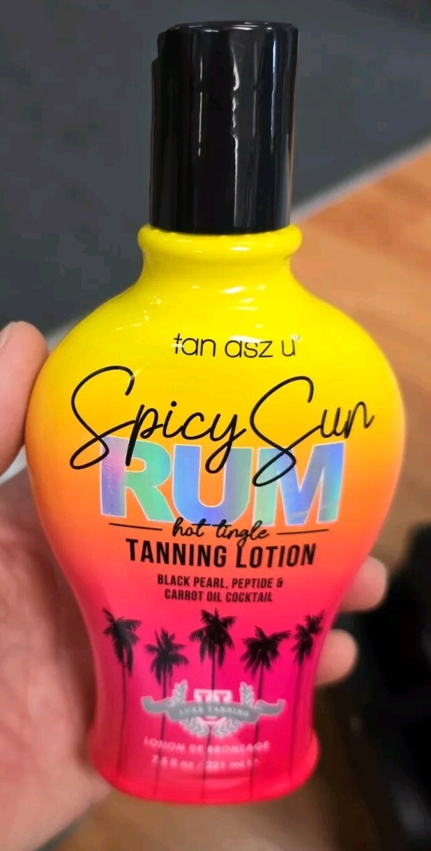 Spicy Sun Rum Tingle Carrot Oil Tanning Lotion 7.5oz - Hot Tingle Effect